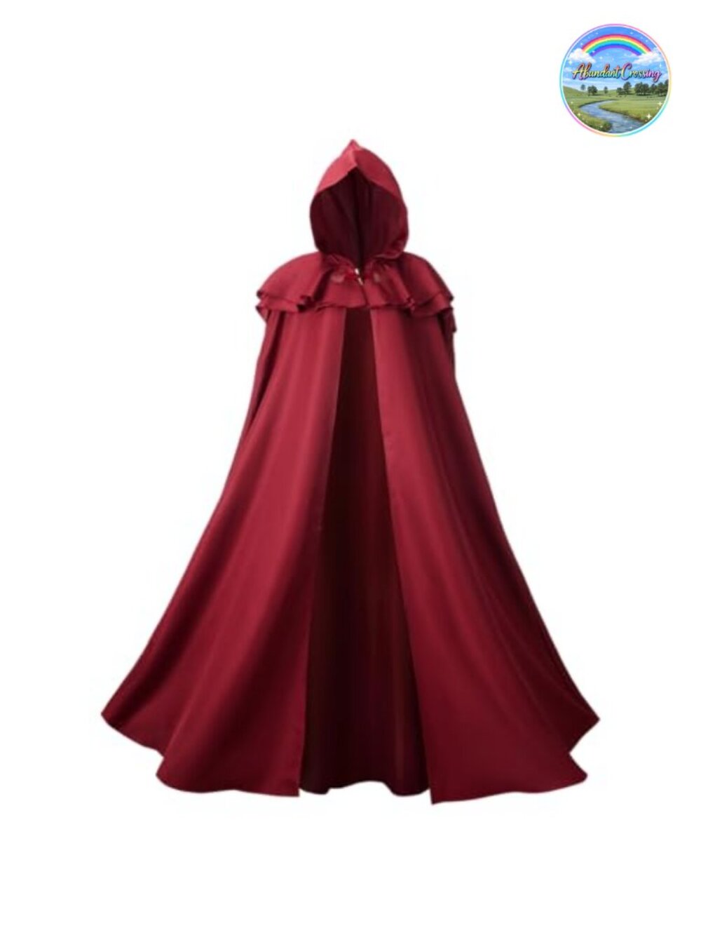 Medieval Hooded Cloak Renaissance Cape Polyester Hand Wash